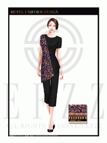 按摩技師美容師工作制服1266