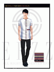 按摩技師美容師工作制服1302