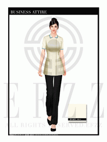 酒店客房服務員制服設計圖520