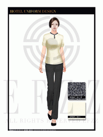 酒店客房服務員制服設計圖526