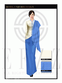 酒店制服西餐咨客服裝設計圖496