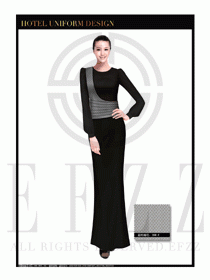 酒店制服西餐咨客服裝設計圖500