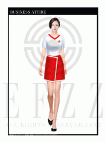 時(shí)尚促銷服務(wù)員服裝設(shè)計(jì)圖935