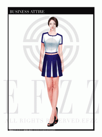時尚促銷服務(wù)員服裝設(shè)計圖962