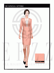 時尚OL女職業裝夏裝設計圖494