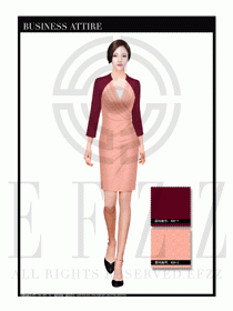 時尚OL女職業裝夏裝設計圖495