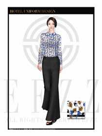 酒店制服西餐咨客服裝設計圖529