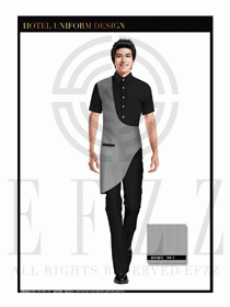 餐飲西餐服務員制服設計圖1142