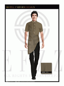 餐飲西餐服務員制服設計圖1144