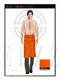 餐飲西餐服務員制服設計圖1150