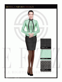 餐飲西餐服務(wù)員制服設(shè)計圖1167
