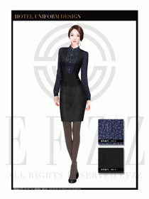 餐飲西餐服務員制服設計圖1189