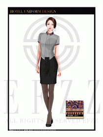 酒店總臺大堂服務員制服設計圖888