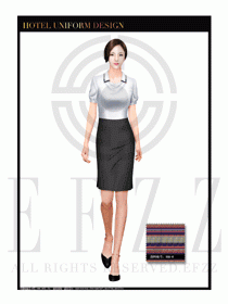 酒店總臺大堂服務員制服設計圖884