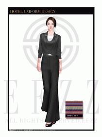 酒店總臺大堂服務員制服設計圖890