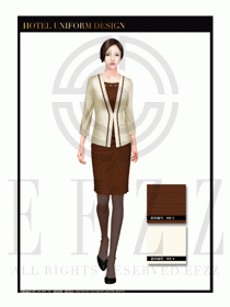 酒店總臺大堂服務(wù)員制服設(shè)計(jì)圖899