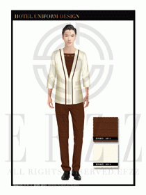 酒店總臺(tái)大堂服務(wù)員制服設(shè)計(jì)圖896