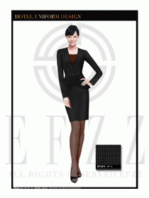 酒店總臺大堂服務員制服設計圖912