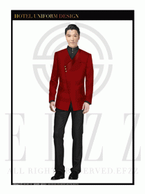 酒店總臺大堂服務員制服設計圖929