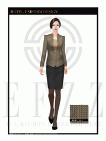酒店總臺大堂服務(wù)員制服設(shè)計圖939