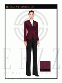 酒店總臺大堂服務員制服設計圖945