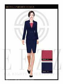 酒店總臺大堂服務員制服設計圖958