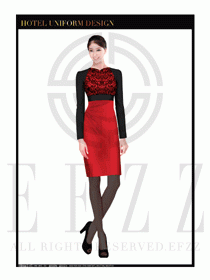 酒店總臺大堂服務(wù)員制服設(shè)計圖963