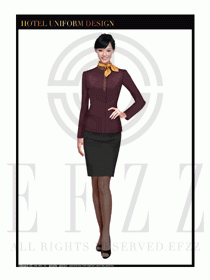 酒店總臺大堂服務員制服設計圖962