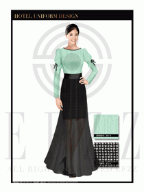 水療SPA會(huì)所咨客迎賓制服409