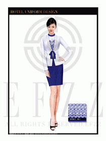 大堂總臺(tái)收銀接待員工制服268