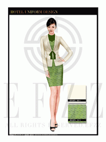 大堂總臺收銀接待員工制服269