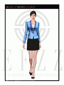 大堂總臺收銀接待員工制服273