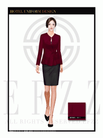 大堂總臺收銀接待員工制服276