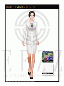 大堂總臺收銀接待員工制服278