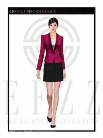 大堂總臺(tái)收銀接待員工制服284