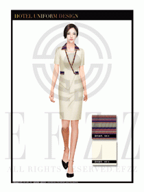 大堂總臺收銀接待員工制服299