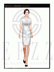 大堂總臺收銀接待員工制服301