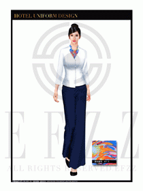 大堂總臺收銀接待員工制服340