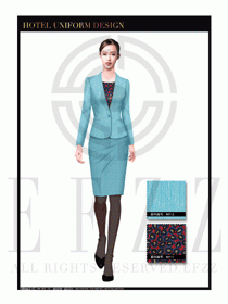 大堂總臺收銀接待員工制服343