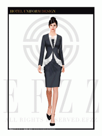 大堂總臺收銀接待員工制服347