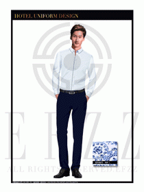 大堂總臺(tái)收銀接待員工制服358