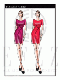 夏季時(shí)尚OL女裝職業(yè)裝設(shè)計(jì)圖530