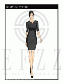 夏季時尚OL女裝職業裝設計圖534