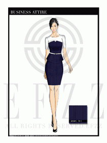 夏季時尚OL女裝職業裝設計圖546