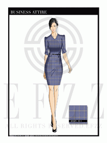 夏季時尚OL女裝職業(yè)裝設計圖552