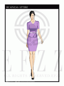 夏季時尚OL女裝職業(yè)裝設(shè)計圖565