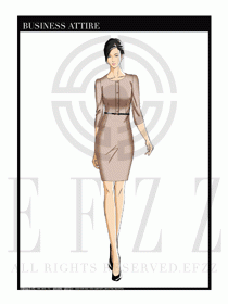 夏季時尚OL女裝職業裝設計圖562