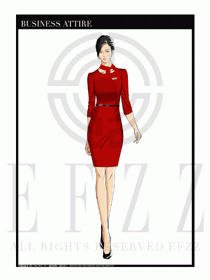夏季時尚OL女裝職業裝設計圖561