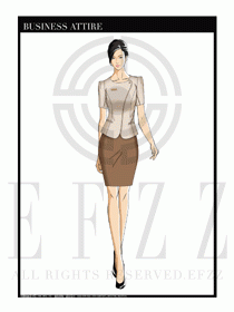 夏季時尚OL女裝職業(yè)裝設(shè)計圖569