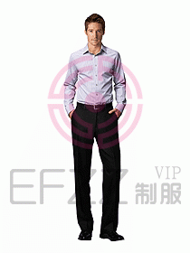 男裝長袖襯衫054